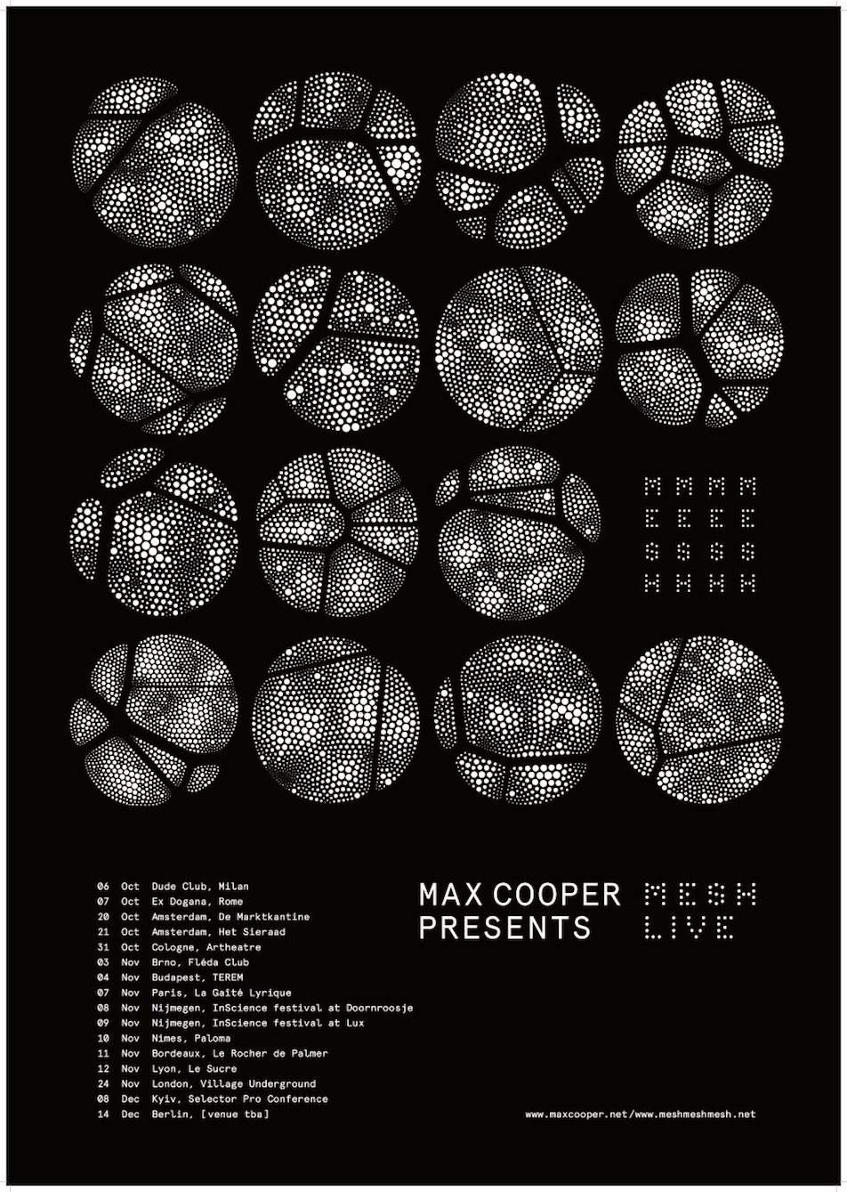 Max Cooper presents new European tour, MESH Live image
