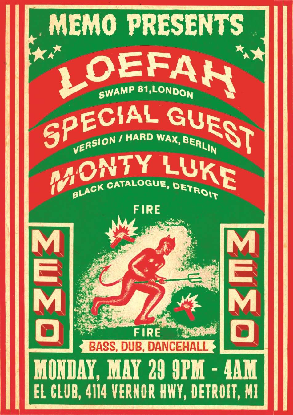 Memo brings Loefah to Detroit for a  Movement afterparty image