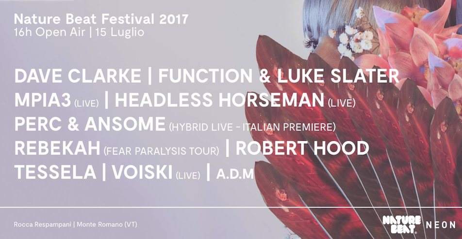 Function and Luke Slater go back-to-back at Nature Beat Festival 2017 image