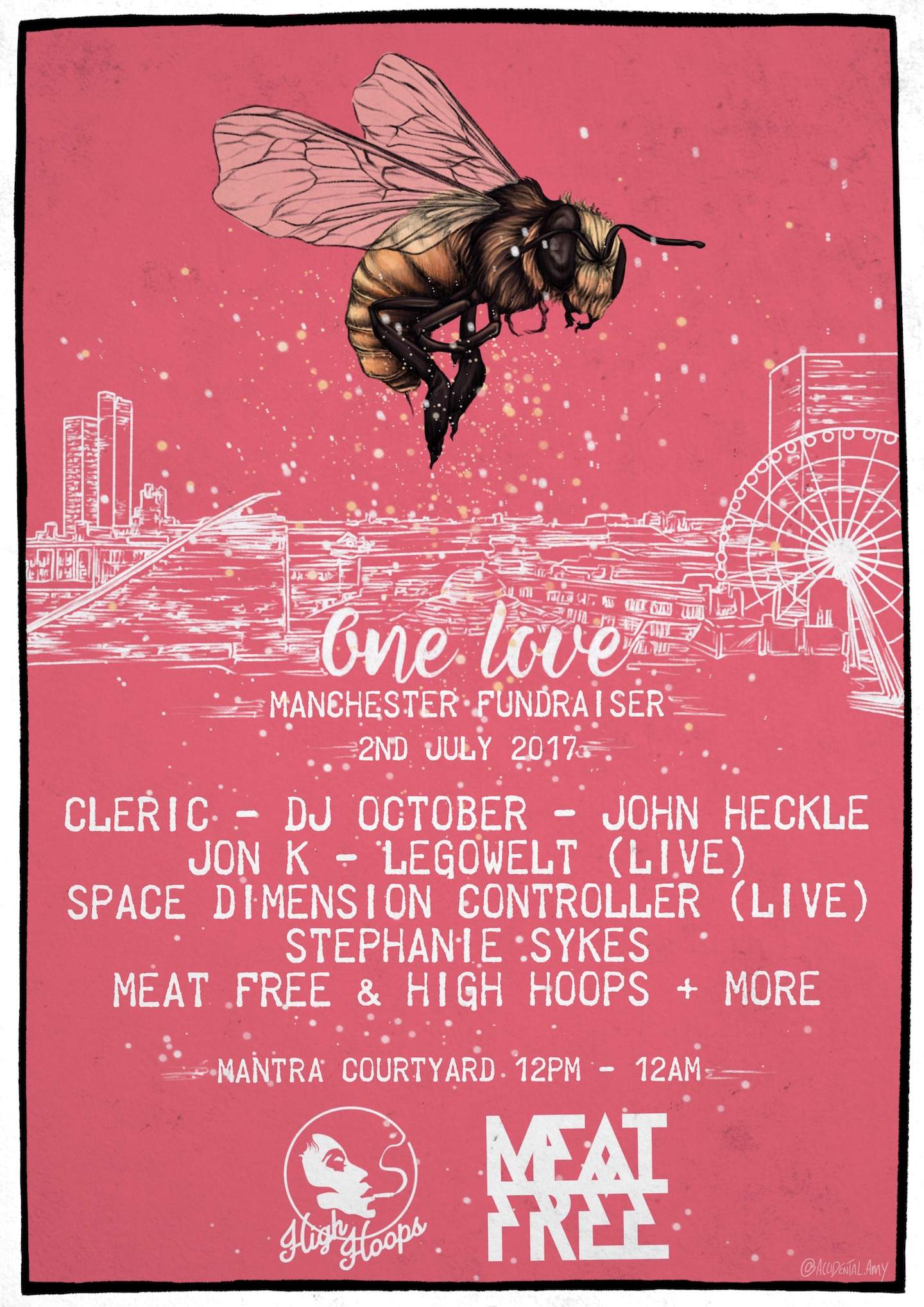 Legowelt, Space Dimension Controller play One Love fundraiser in Manchester image