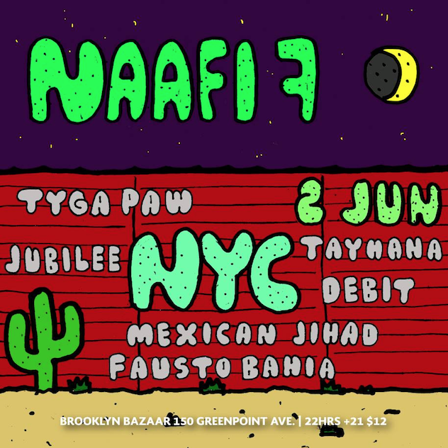 NAAFI celebrate seven years with gigs in New York, LA and Mexico City image