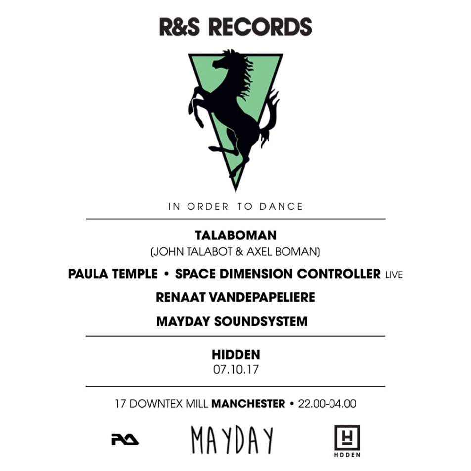 MAYDAY hosts Talaboman and Paula Temple for R&S showcase in Manchester image