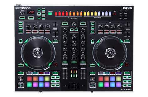 Roland 808 and 909 drum machines fused with new Serato DJ controllers image