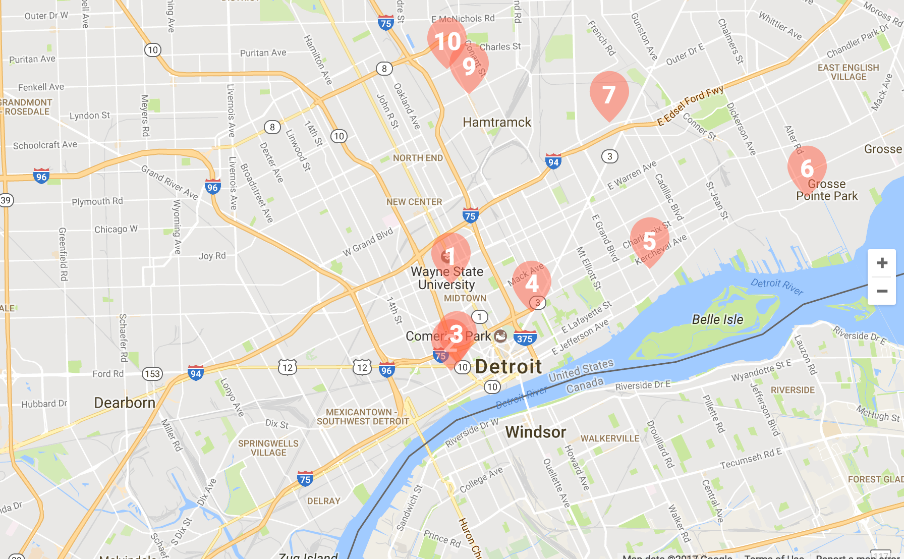 An interactive map of Detroit record stores · News RA