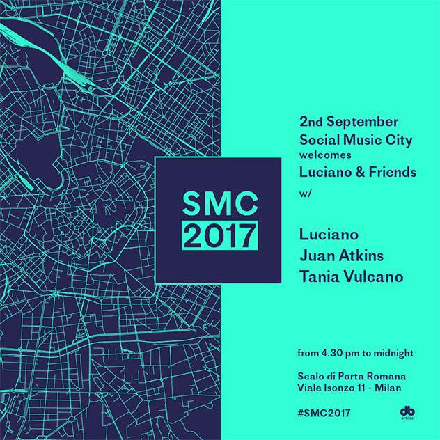 Social Music City brings Juan Atkins, Luciano to Milan image