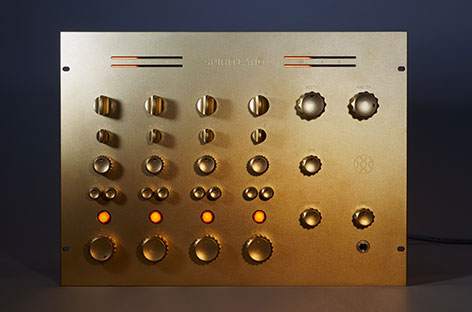 Solid brass custom DJ mixer installed at Spiritland in London image