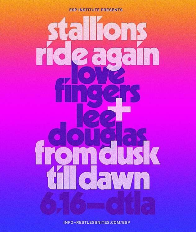 The Stallions (Lovefingers & Lee Douglas) ride again in LA image
