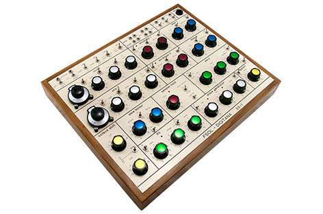 Future Sound Of London behind new EMS Synthi Expander clone image