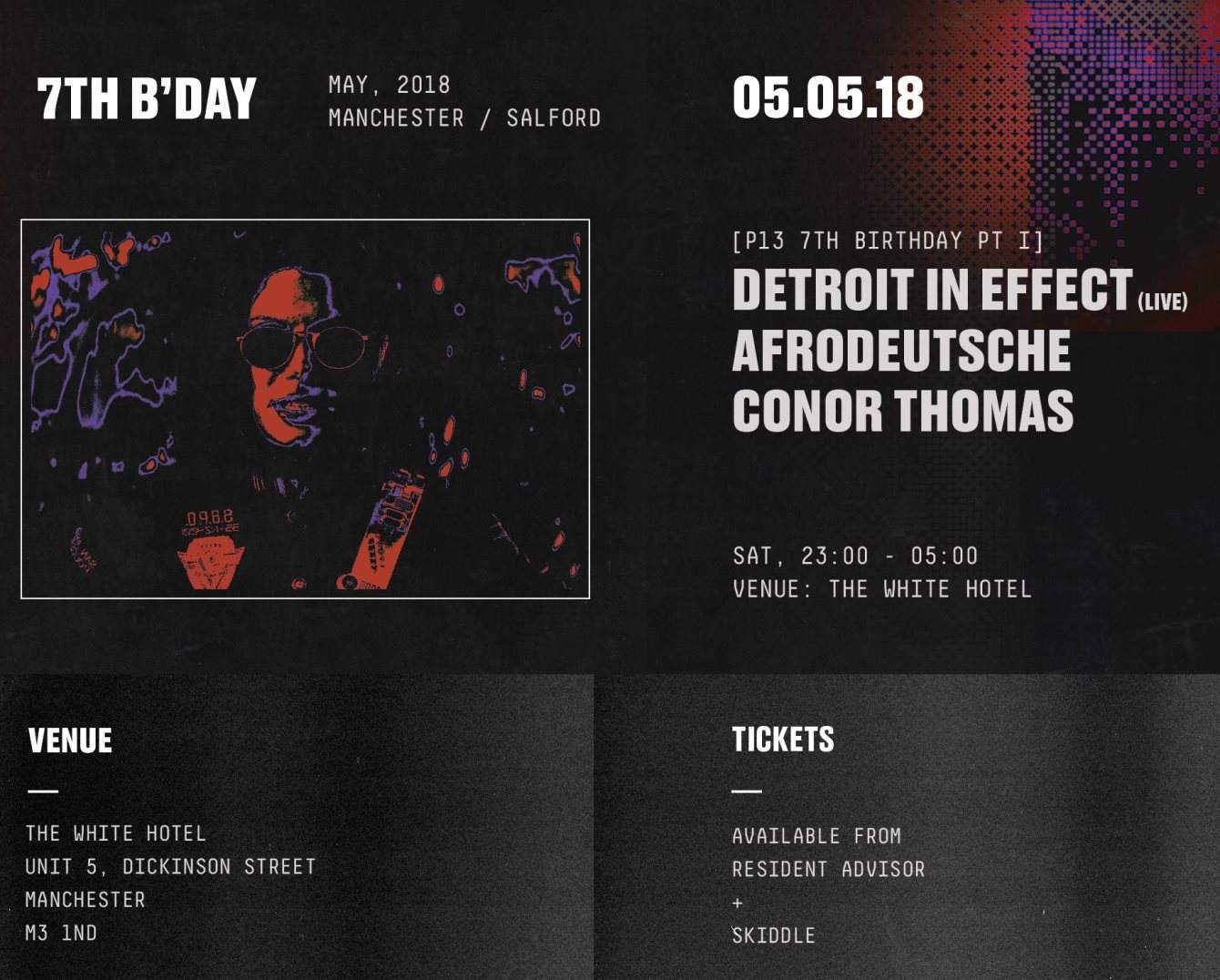 Project 13 plans seventh birthday double-header at Manchester's The White Hotel image