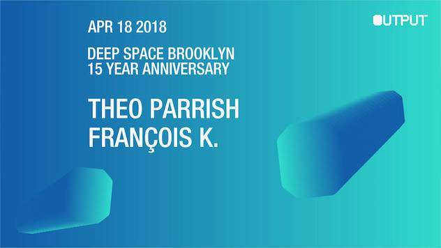 Theo Parrish to play Deep Space 15th anniversary at Output image