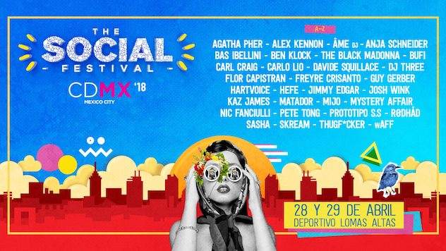 The Social Festival Mexico announces 2018 lineup image
