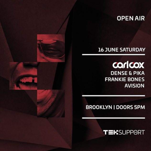 Carl Cox booked for an open-air party in Brooklyn image