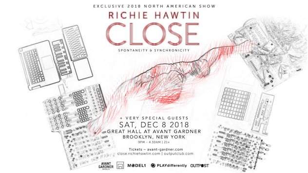Richie Hawtin brings his audiovisual live show, CLOSE, to Brooklyn image