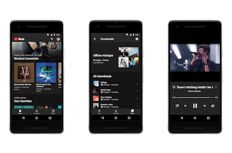 YouTube launches new streaming service, YouTube Music image