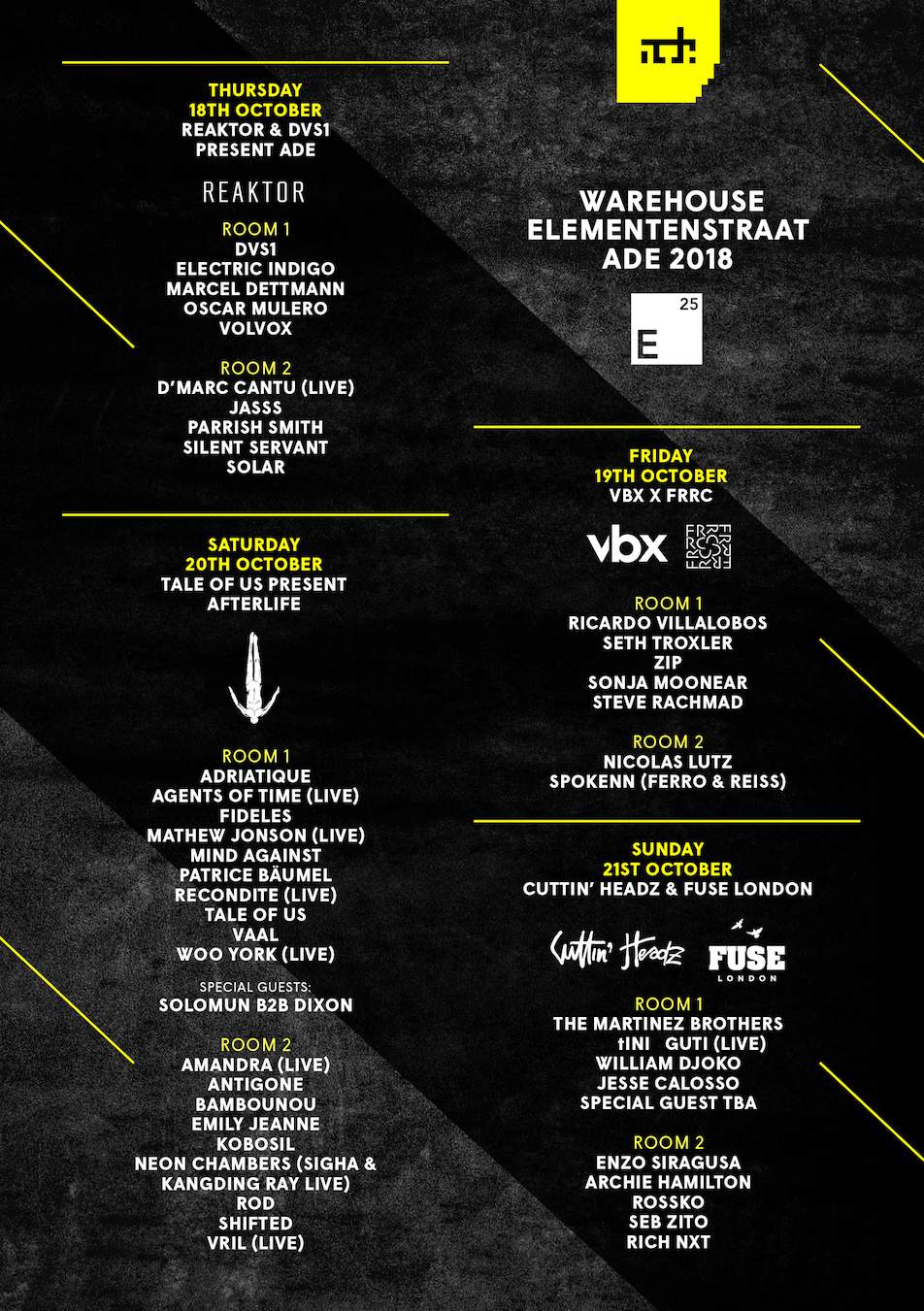 Solomun and Dixon go back-to-back at ADE's Warehouse Elementenstraat image