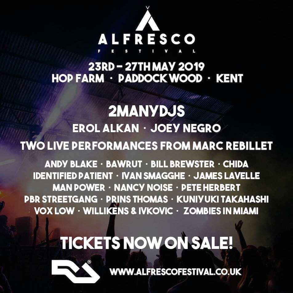 Alfresco adds second wave of names to 2019 edition, including Prins Thomas & Jennifer Cardini image