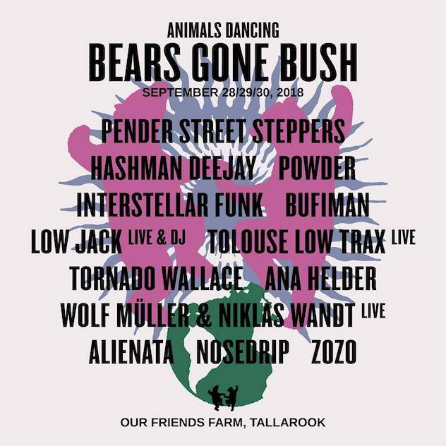 Alienata, Zozo, Wolf Müller & Niklas Wandt added to Animals Dancing: Bears Gone Bush 2018 image