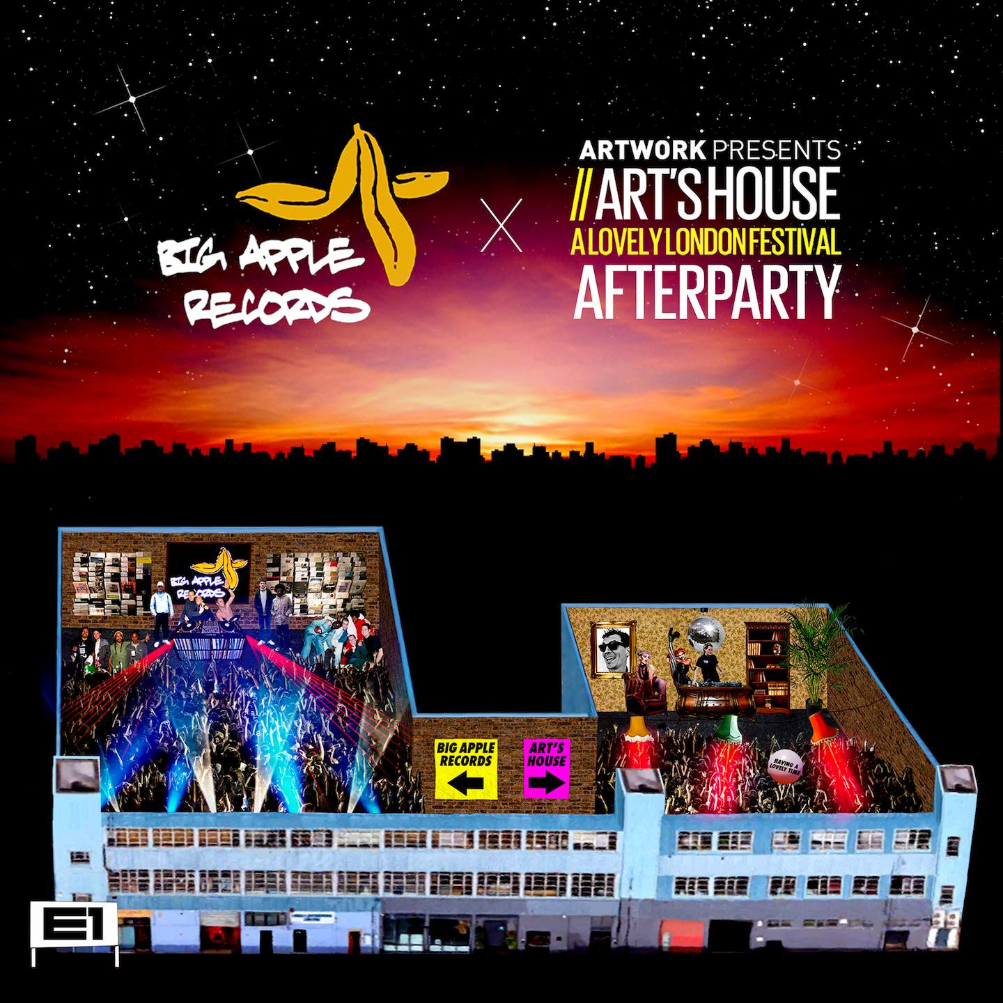 E1 London to host afterparty for Artwork's Art's House festival image