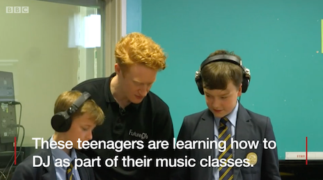 BBC talks to students taking DJing as GCSE image
