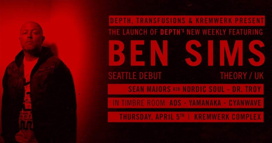 Depth launches weekly techno party in Seattle with Ben Sims image