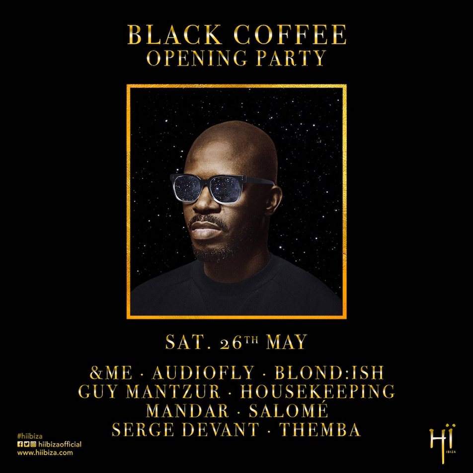 Black Coffee reveals lineup for Hï Ibiza opening 2018 image