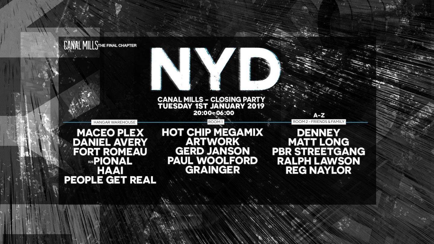Leeds's Canal Mills reveals lineup for last-ever party on NYD 2019 image