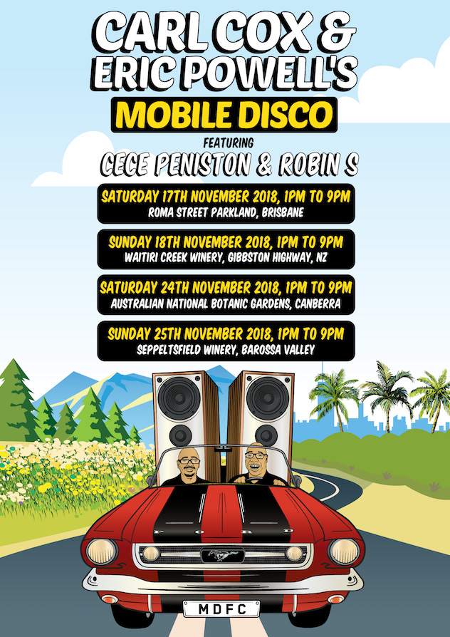 Carl Cox and Eric Powell's Mobile Disco returns to Australia in November image