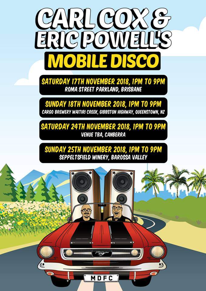 Carl Cox and Eric Powell's Mobile Disco tours the Tasman image