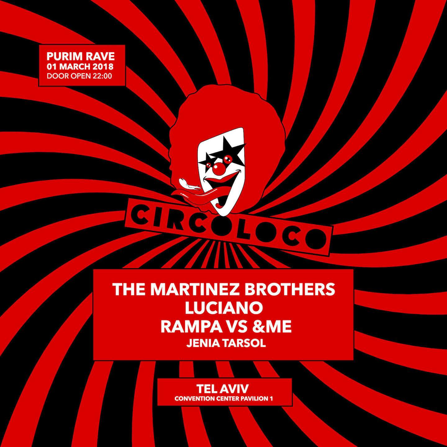 Circoloco comes to Tel Aviv with The Martinez Brothers image