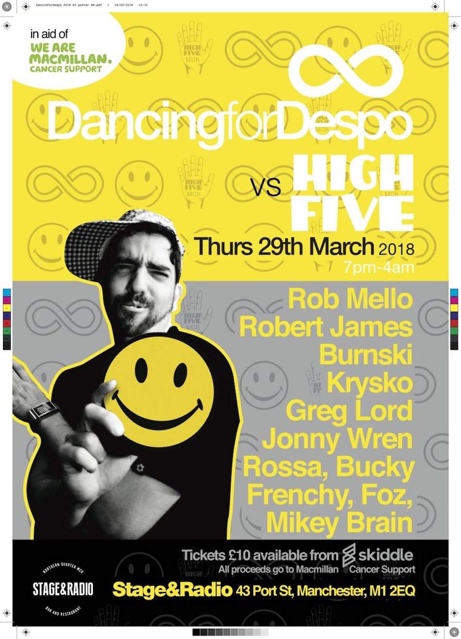 Dancing For Despo partners with High Five for charity fundraiser in Manchester image