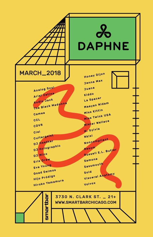 smartbar announces month-long DAPHNE program featuring The Black Madonna, Honey Dijon image