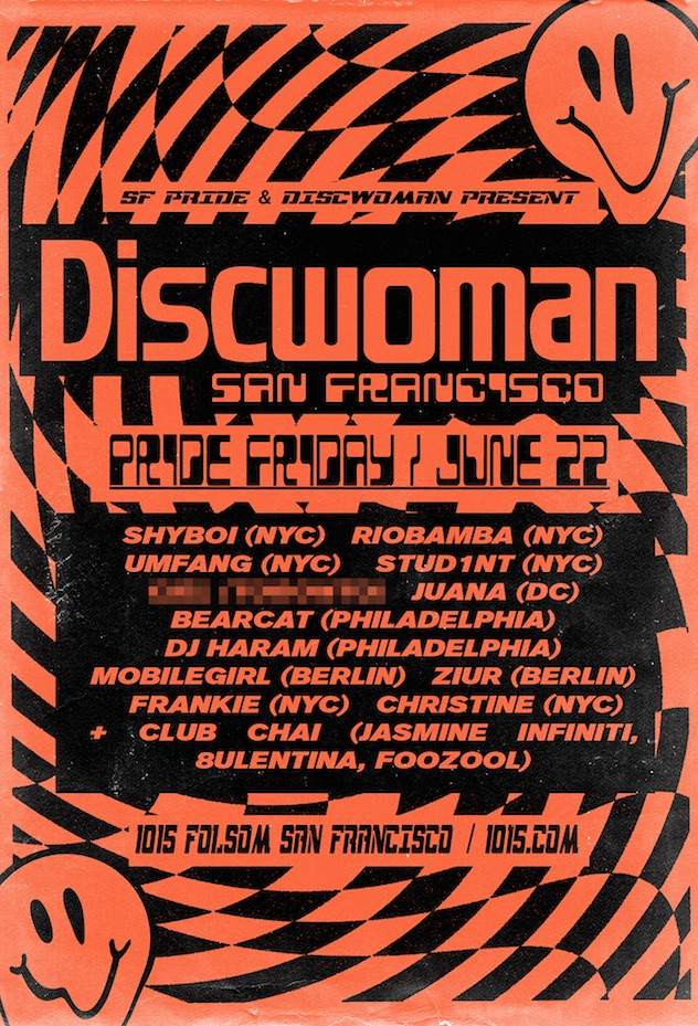 Discwoman heads to San Francisco for a Pride party image
