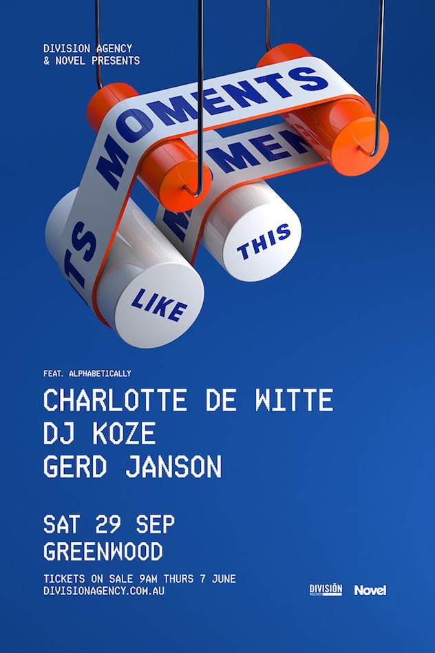 DJ Koze, Charlotte De Witte, Gerd Janson to play Moments Like This in Sydney image