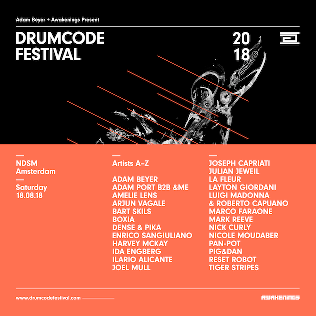 Adam Beyer reveals Drumcode Festival 2018 lineup image