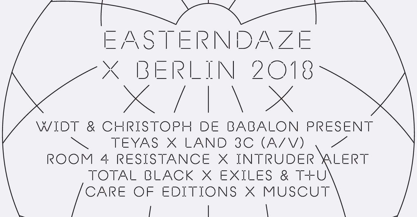 Easterndaze returns for second festival in Berlin with Christoph de Babalon, Room 4 Resistance image