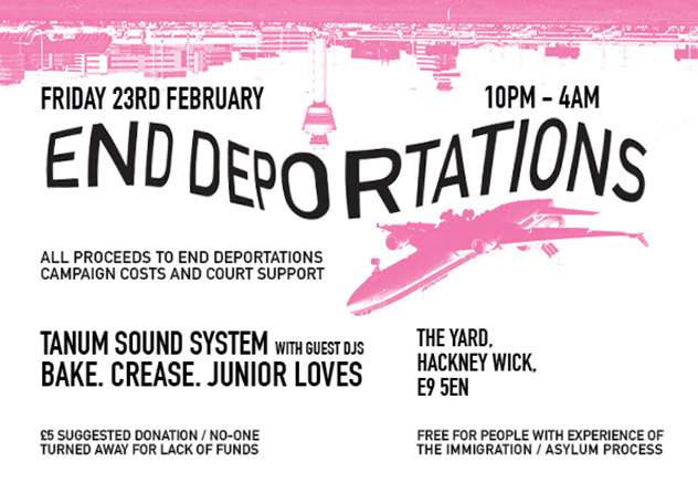 Klaus brings Bake to End Deportations party in London's The Yard image
