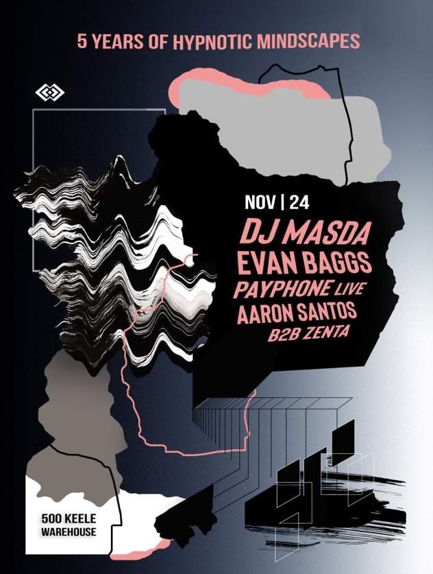 Evan Baggs and DJ Masda play Hypnotic Mindscapes' fifth anniversary in Toronto image