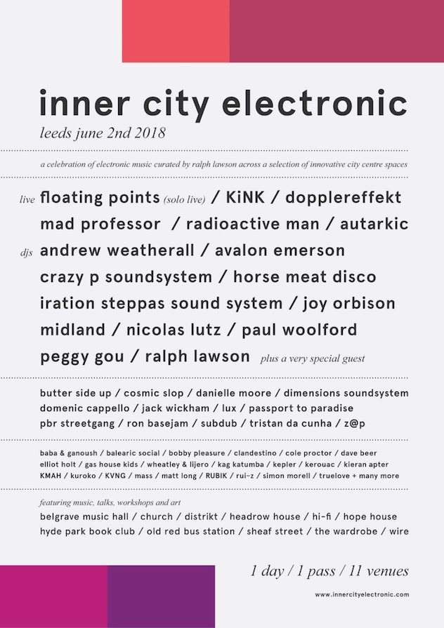Ralph Lawson curates new multi-venue event, inner city electronic, in Leeds image