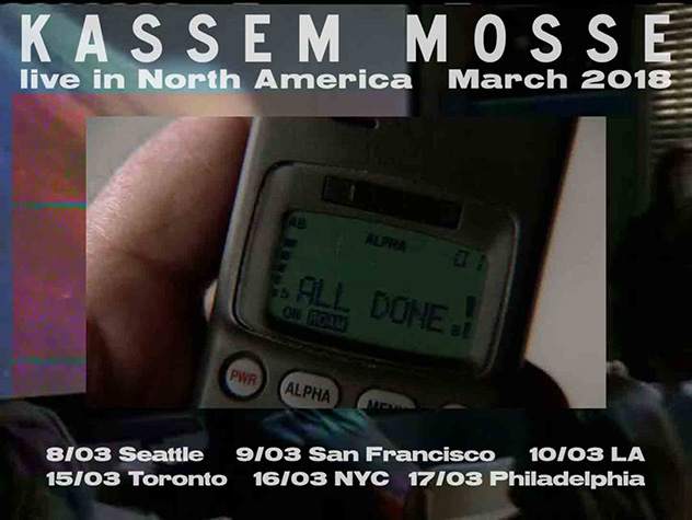 Kassem Mosse lines up a six-stop tour of North America for March image