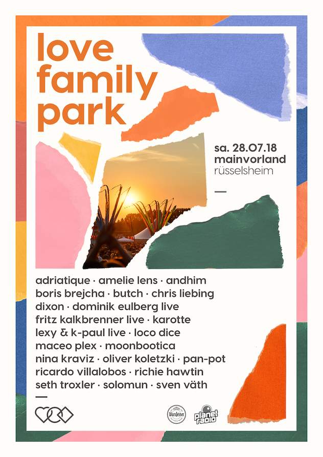 Ricardo Villalobos, Dixon, Nina Kraviz announced for Love Family Park 2018 image