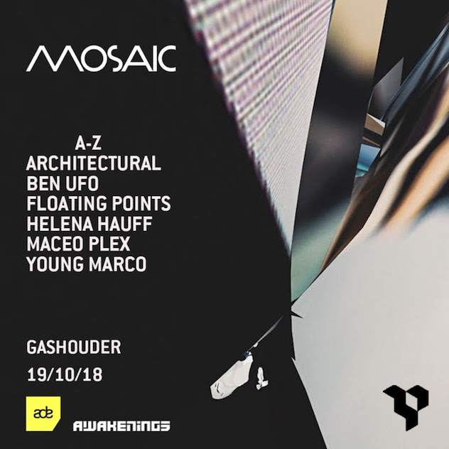 Maceo Plex books Helena Hauff, Floating Points for Mosaic show at ADE 2018 image