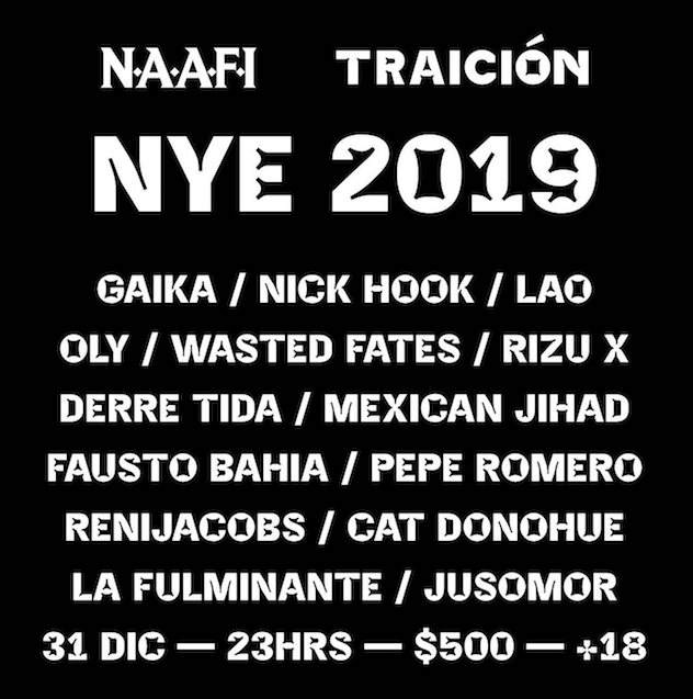 Gaika to play NAAFI and Traición's NYE party in Mexico City image