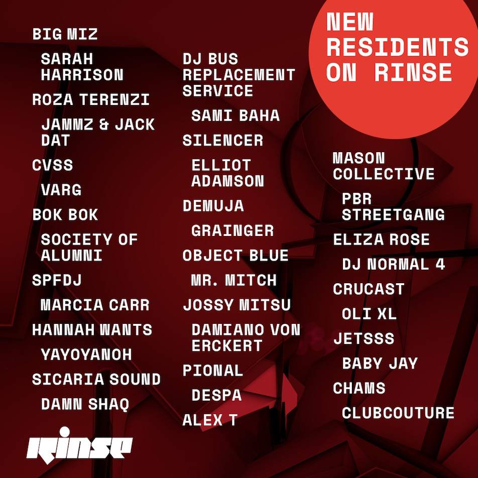 Rinse FM gives residencies to DJ Bus Replacement Service, Varg, object blue image