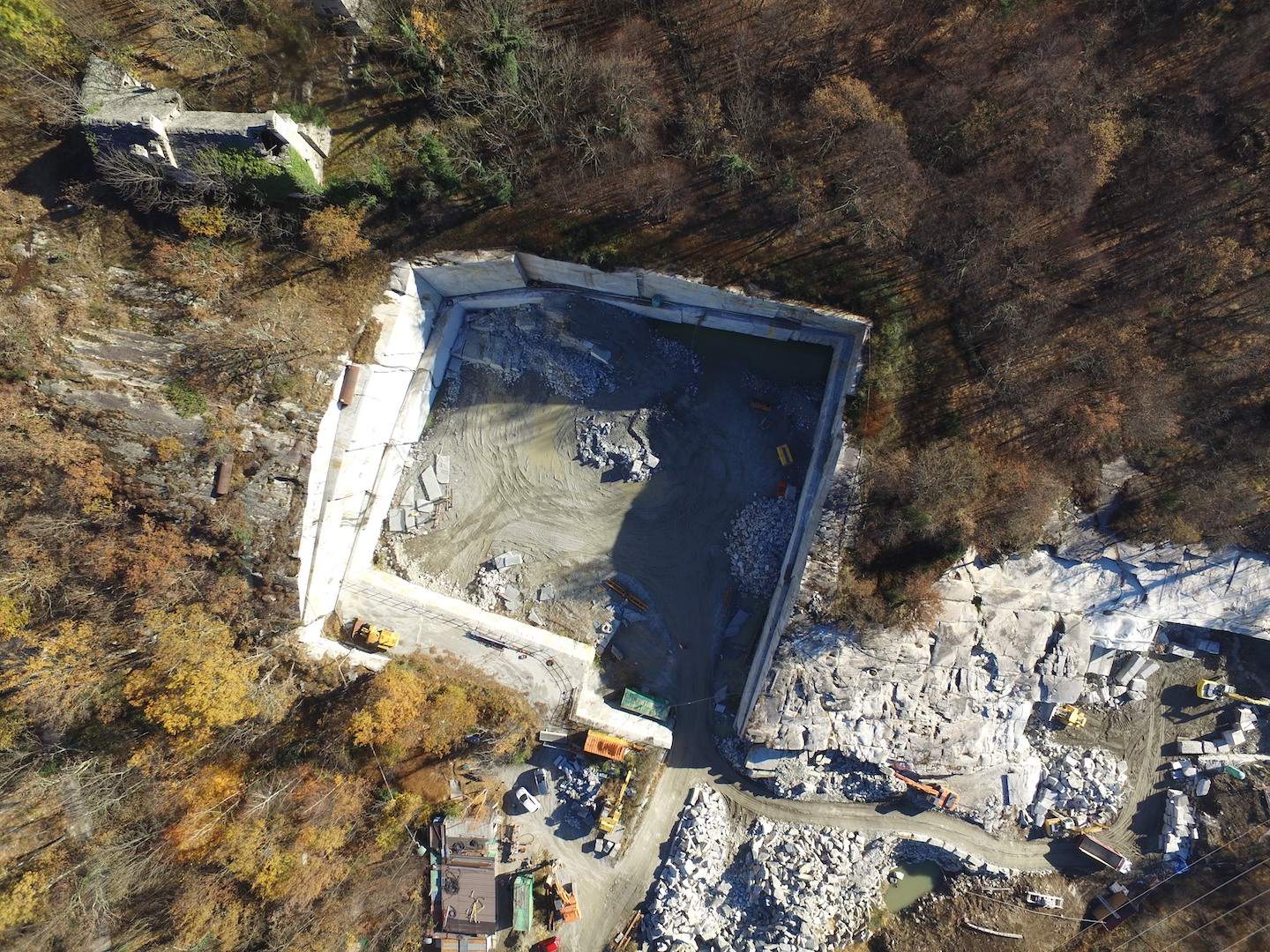 NeXTones hosts Robert Henke's Lumière III at a marble quarry in the Italian Alps image