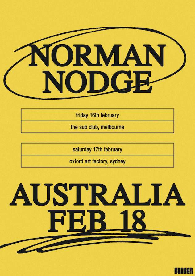 Norman Nodge returns to Melbourne and Sydney image