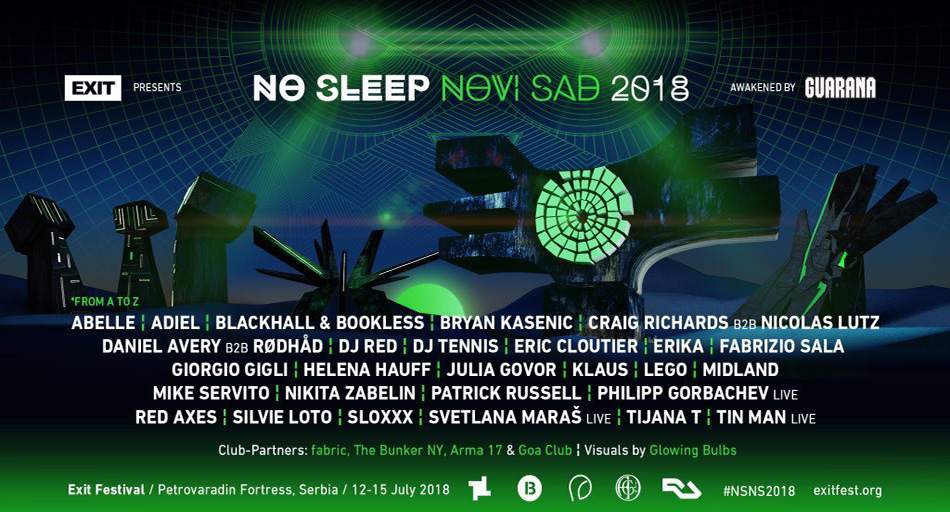 Exit Festival's No Sleep Novi Sad stage announces full 2018 lineup image