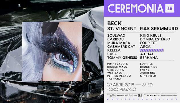 Ceremonia books Caribou, Arca and Four Tet  in Mexico image