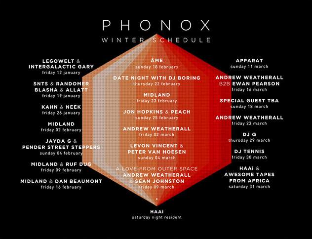 Phonox adds Âme, Jayda G, Jon Hopkins to winter 2018 programme image