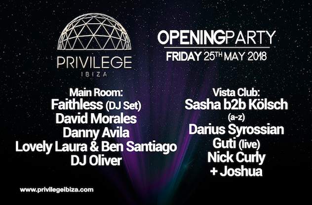 Sasha goes back-to-back with Kölsch at Privilege Ibiza opening 2018 image