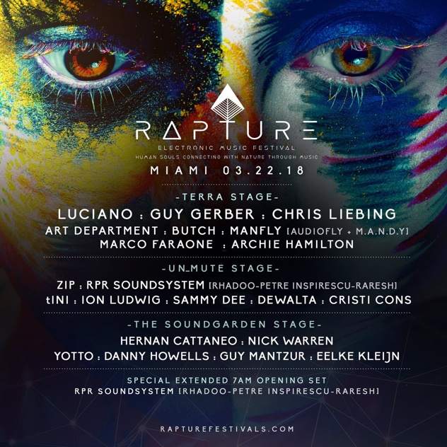 Rapture brings Luciano, Guy Gerber to Miami image